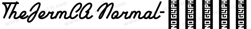 TheJermCA Normal字体转换